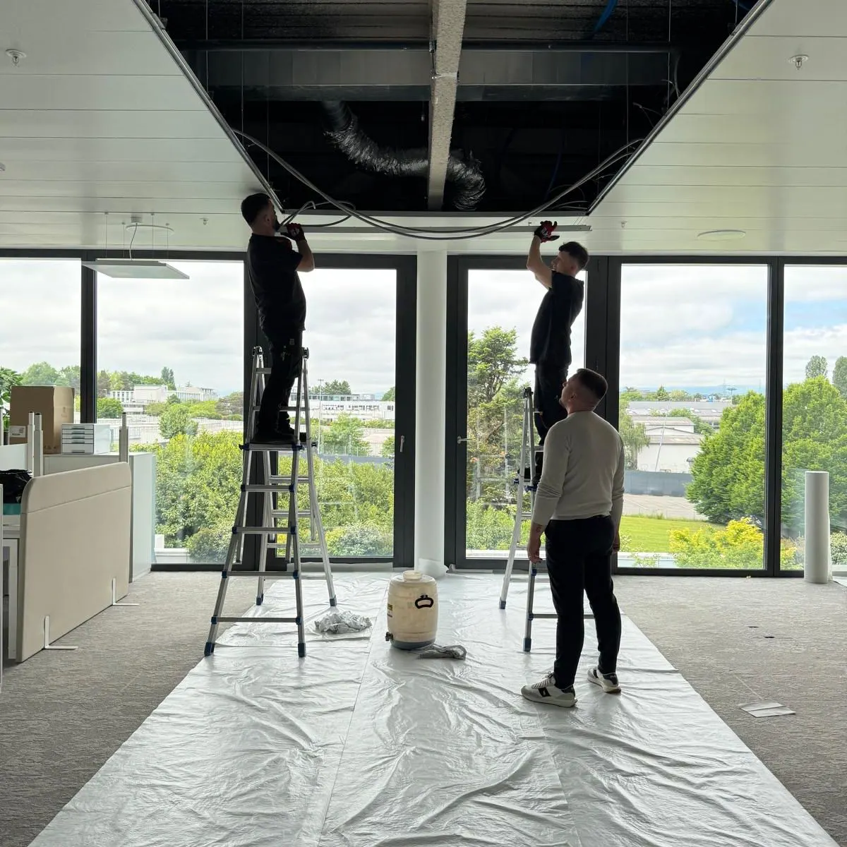 Travaux installations techniques — Hôpital de La Tour B11