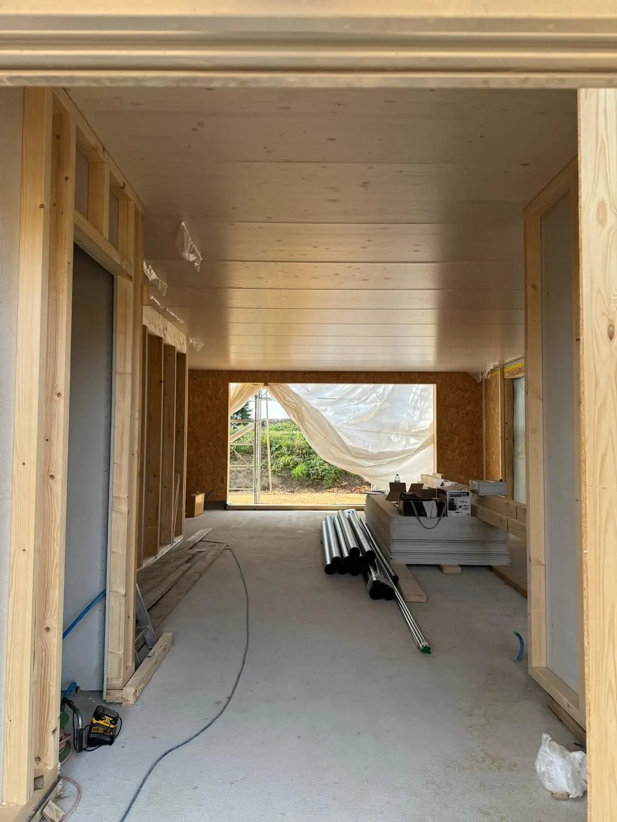 Villa Morges — Intérieur structure bois