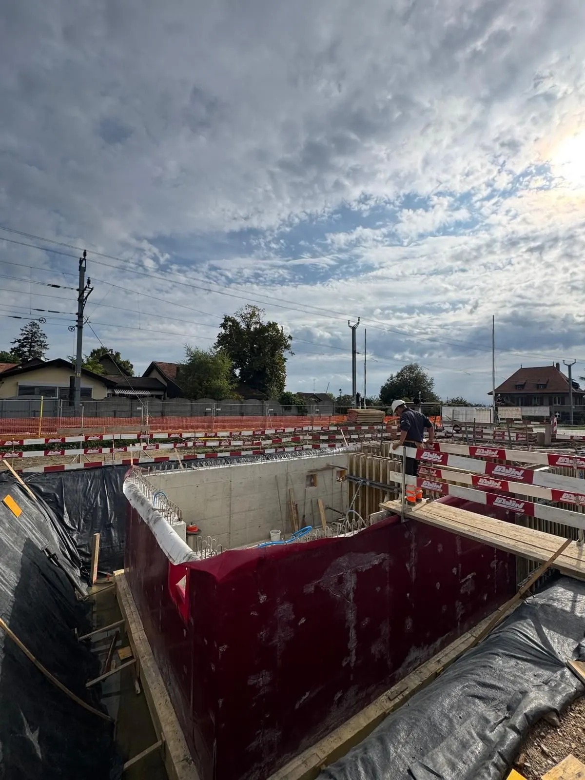Villa Morges — Fondations et radier